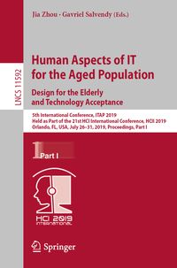 Produktbild: Human Aspects of IT for the Aged Population. Design for the Elderly and Technology Acceptance