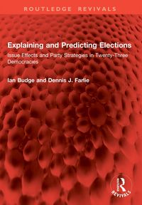 Produktbild: Explaining and Predicting Elections