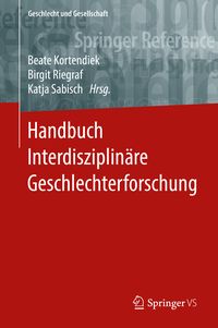Produktbild: Handbuch Interdisziplin&auml;re Geschlechterforschung