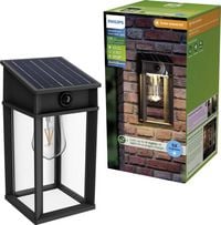 Produktbild: Philips LED Geri 929004632601 Solar-Au&szlig;enwandleuchte mit Bewegungsmelder LED 3.2W Schwarz