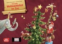 Produktbild: Das gro&szlig;e Weihnachtsfest im Zoo. Kamishibai Bildkartenset