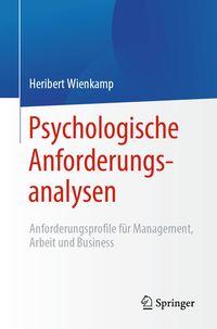 Produktbild: Psychologische Anforderungsanalysen
