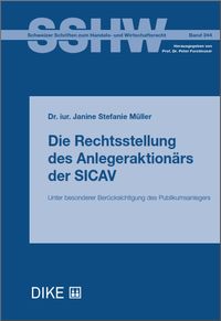 Produktbild: Die Rechtsstellung des Anlegeraktion&auml;rs der SICAV