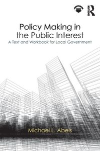 Produktbild: Policy Making in the Public Interest