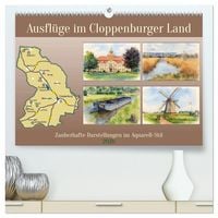 Produktbild: Ausfl&uuml;ge im Cloppenburger Land (hochwertiger Premium Wandkalender 2026 DIN A2 quer), Kunstdruck in Hochglanz