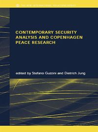 Produktbild: Contemporary Security Analysis and Copenhagen Peace Research