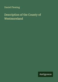 Produktbild: Description of the County of Westmoreland