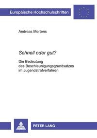 Produktbild: &laquo;Schnell oder gut?&raquo;