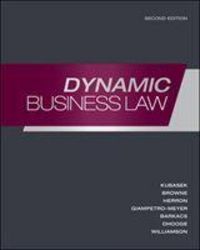 Produktbild: Kubasek, N: Dynamic Business Law