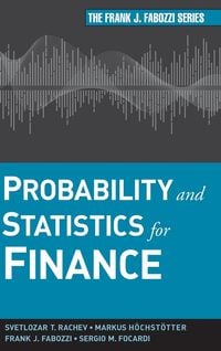 Produktbild: Probability and Statistics (Fabozzi)