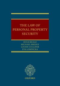Produktbild: The Law of Personal Property Security