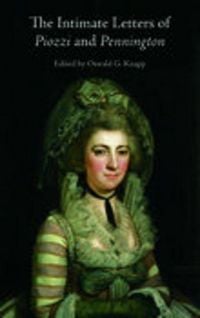 Produktbild: The Intimate Letters of Piozzi and Pennington