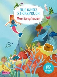 Produktbild: Mein buntes Stickerbuch: Meerjungfrauen