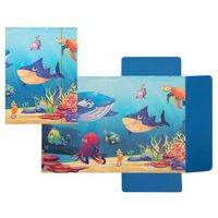 Produktbild: Idena Sammelmappe Meerestiere mit Gummizug 400g/m&sup2; DIN A3