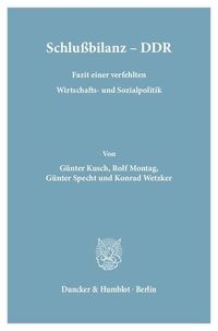 Produktbild: Schlu&szlig;bilanz &ndash; DDR.