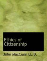 Produktbild: Ethics of Citizenship