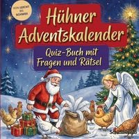Produktbild: H&uuml;hner-Adventskalender: Quiz-Buch mit Fragen und R&auml;tsel