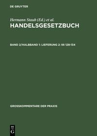 Produktbild: Handelsgesetzbuch / Lieferung 2: &sect;&sect; 128&ndash;134