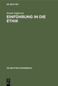 Produktbild: Einf&uuml;hrung in die Ethik