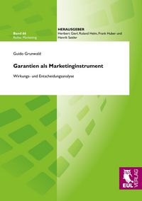 Produktbild: Garantien als Marketinginstrument