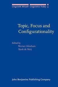 Produktbild: Topic, Focus and Configurationality