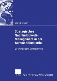 Produktbild: Strategisches Nachhaltigkeits-Management in der Automobilindustrie