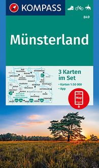 Bild vom Artikel KOMPASS Wanderkarten-Set 849 Münsterland (3 Karten) 1:50.000 vom Autor Kompass-Karten GmbH