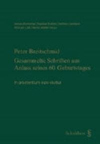 Produktbild: Peter Breitschmid: Gesammelte Schriften aus Anlass seines 60. Geburtstages