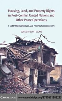 Produktbild: Housing, Land, and Property Rights in Post-Conflict United Nations and Other Peace Operations