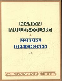 Produktbild: L'ordre des choses : r&eacute;cit
