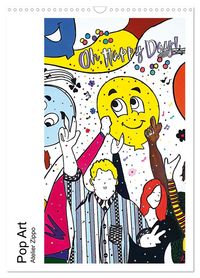 Produktbild: Pop Art - Atelier Zippo (Wandkalender 2026 DIN A3 hoch), CALVENDO Monatskalender
