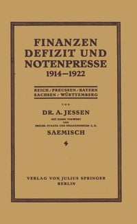 Produktbild: Finanzen Defizit und Notenpresse 1914-1922