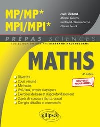 Produktbild: Math&eacute;matiques MP/MP* - MPI/MPI* - Programme 2022