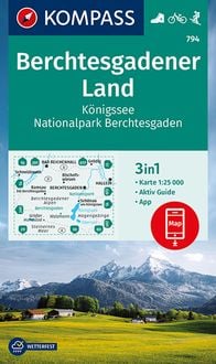 Bild vom Artikel KOMPASS Wanderkarte 794 Berchtesgadener Land, Königssee, Nationalpark Berchtesgaden 1:25.000 vom Autor Kompass-Karten GmbH