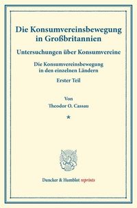 Produktbild: Die Konsumvereinsbewegung in Gro&szlig;britannien.