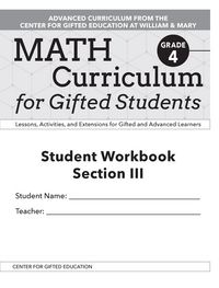 Produktbild: Math Curriculum for Gifted Students