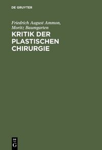 Produktbild: Kritik der plastischen Chirurgie