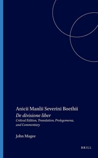 Produktbild: Anicii Manlii Severini Boethii de Divisione Liber