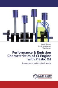 Produktbild: Performance & Emission Characteristics of CI Engine with Plastic Oil