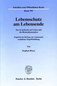 Produktbild: Lebensschutz am Lebensende.