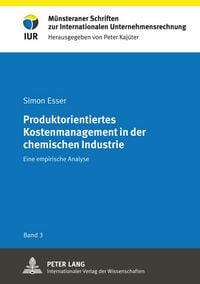 Produktbild: Produktorientiertes Kostenmanagement in der chemischen Industrie