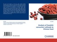 Produktbild: Analysis of Swedish consumers' attitude to Chinese food