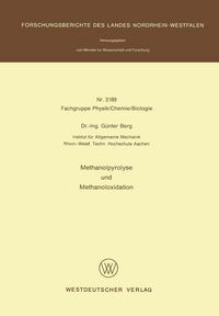 Produktbild: Methanolpyrolyse und Methanoloxidation