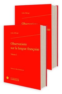 Produktbild: Observations sur la langue fra&ccedil;oise 2 volumes ens.