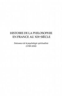 Produktbild: Histoire de la philosophie en france au xixe siecle