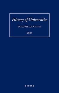 Produktbild: History of Universities: Volume XXXVIII/1
