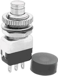 Produktbild: APEM 104350003 104350003 Drucktaster 220 V/AC 2A 1 x Ein/(Aus) tastend 1St.
