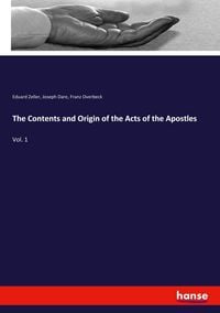 Produktbild: The Contents and Origin of the Acts of the Apostles