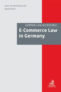 Produktbild: E-Commerce Law in Germany
