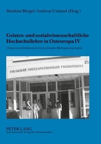 Produktbild: Geistes- und sozialwissenschaftliche Hochschullehre in Osteuropa IV